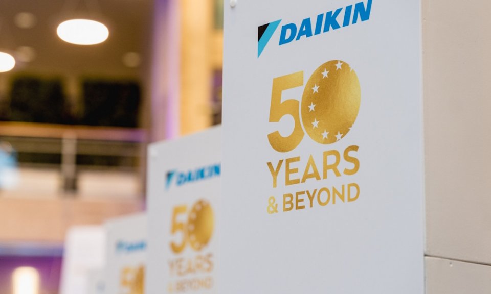 Daikin świętuje 50 rocznicę działalności w Europie, na Bliskim Wschodzie i w Afryce. 